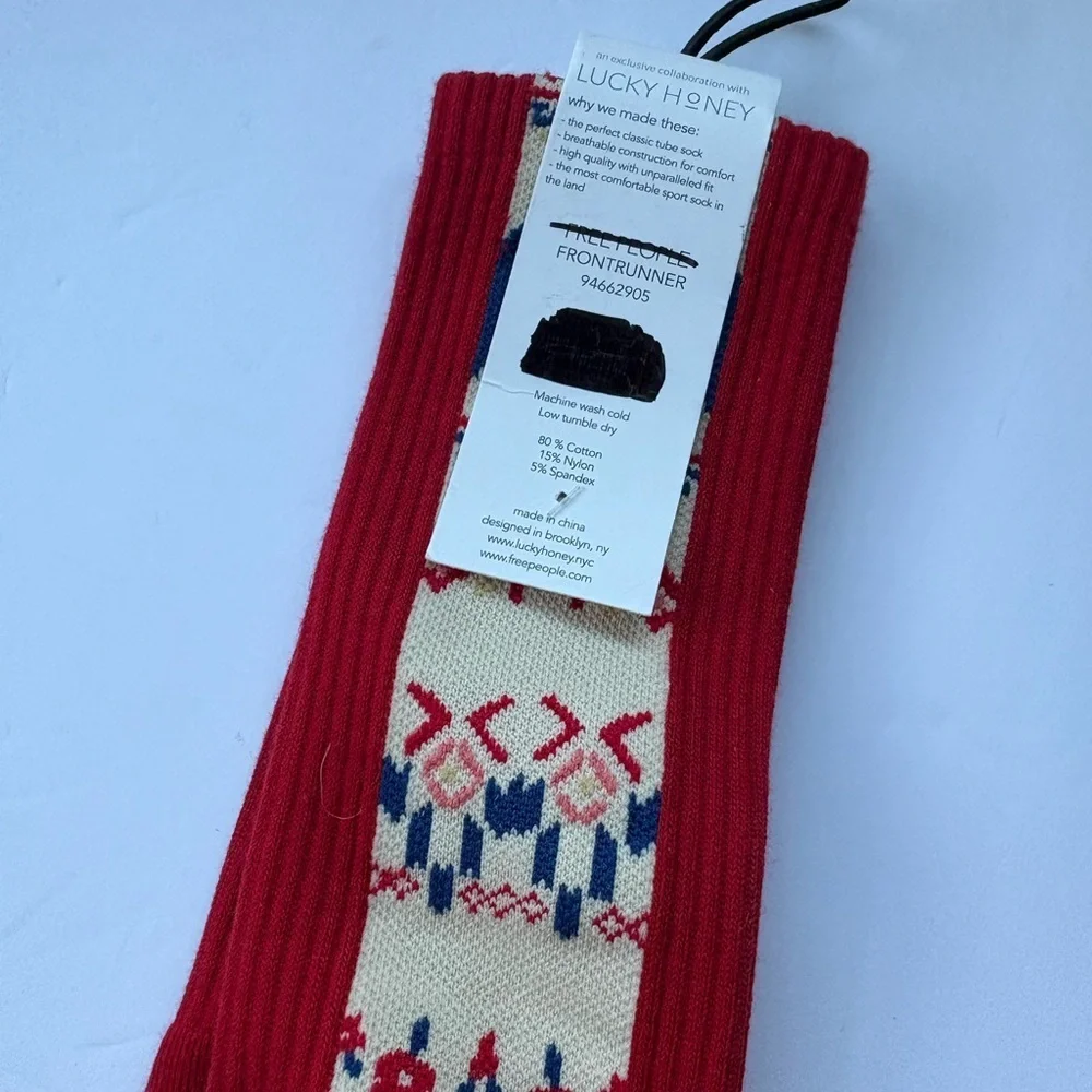 NWT Free People FP Movement Front Runner Tube Socks
